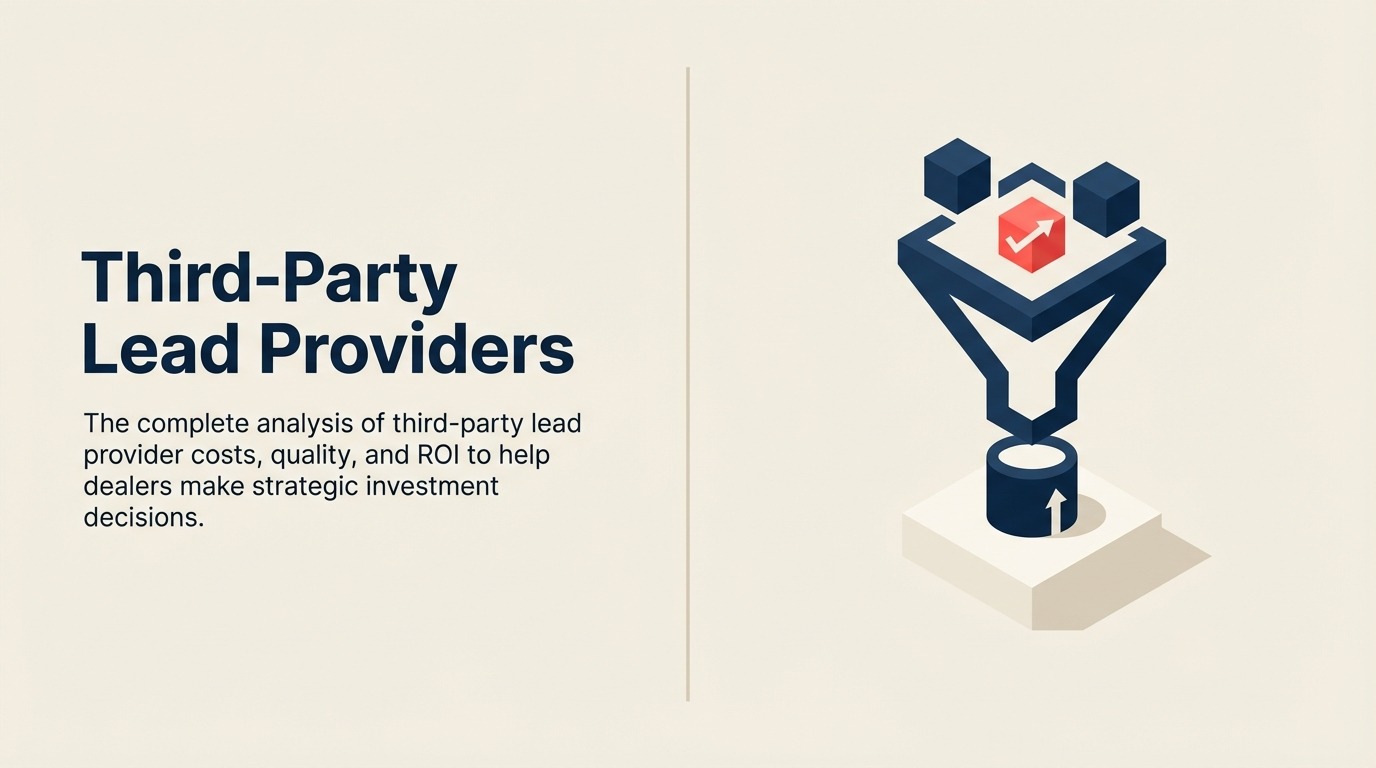 Proveedores de Leads de Terceros: El Costo Real y ROI de Autotrader, Cars.com y CarGurus - Guía 2026