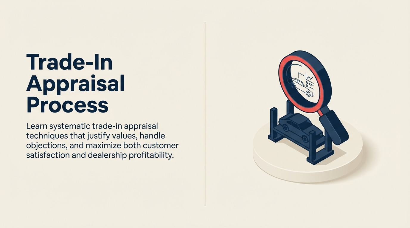 Proceso de Tasación de Trade-In: Maximizando Ganancia Bruta Mientras Gana Deals - Guía 2026