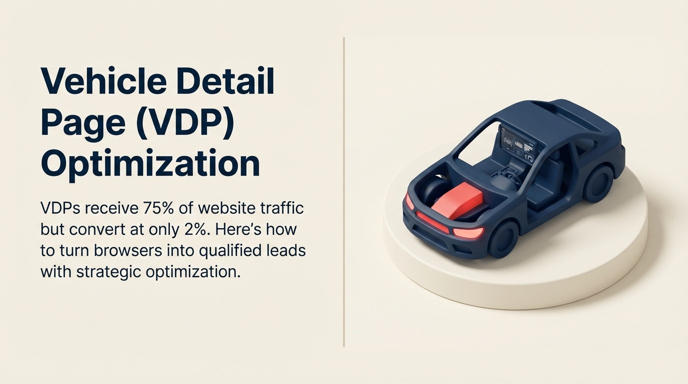 Optimización de la Página de Detalle del Vehículo (VDP): Convertir Navegadores en Leads - Guía 2026