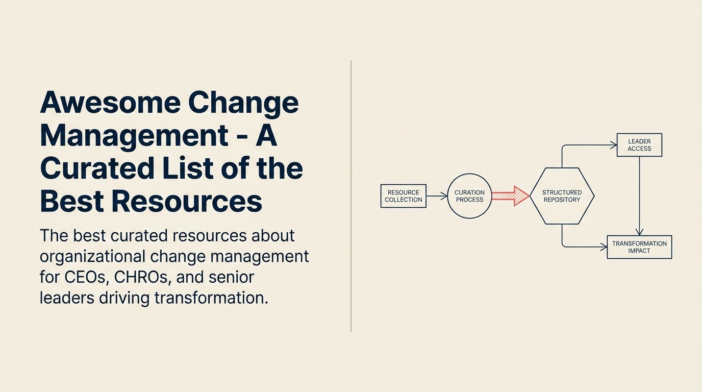 Awesome Change Management - Uma Lista Curada dos Melhores Recursos