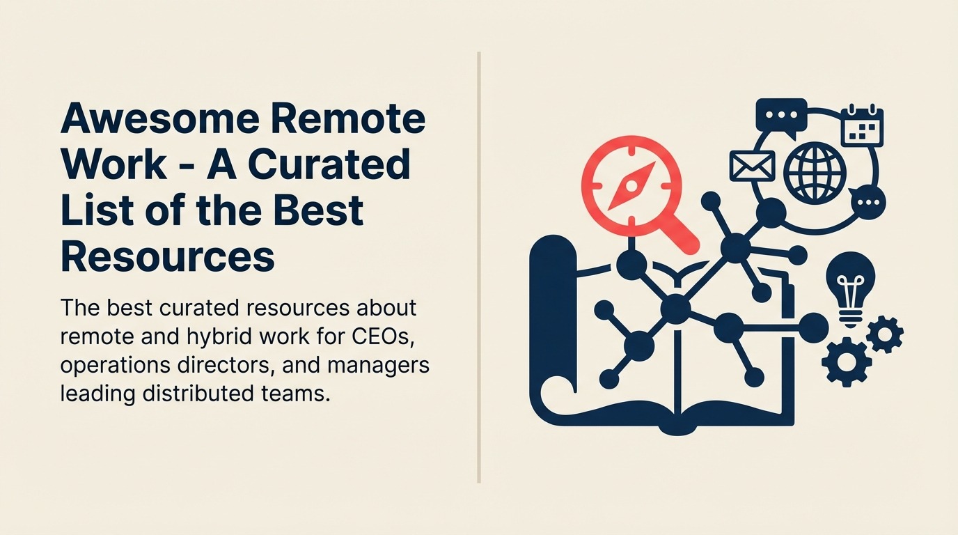 Awesome Remote Work - Senarai Sumber Terbaik yang Dikurasi