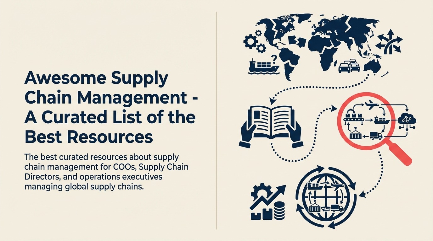 Awesome Supply Chain Management - Senarai Sumber Terbaik yang Dikurasi