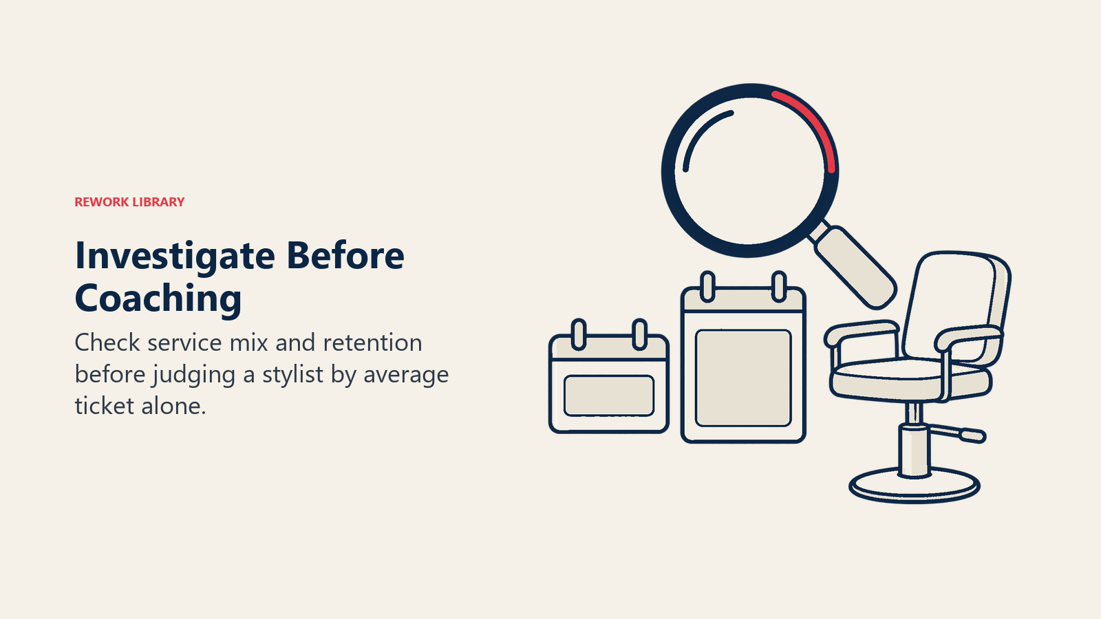 A lens over different appointment durations shows why service mix matters before stylist coaching.
