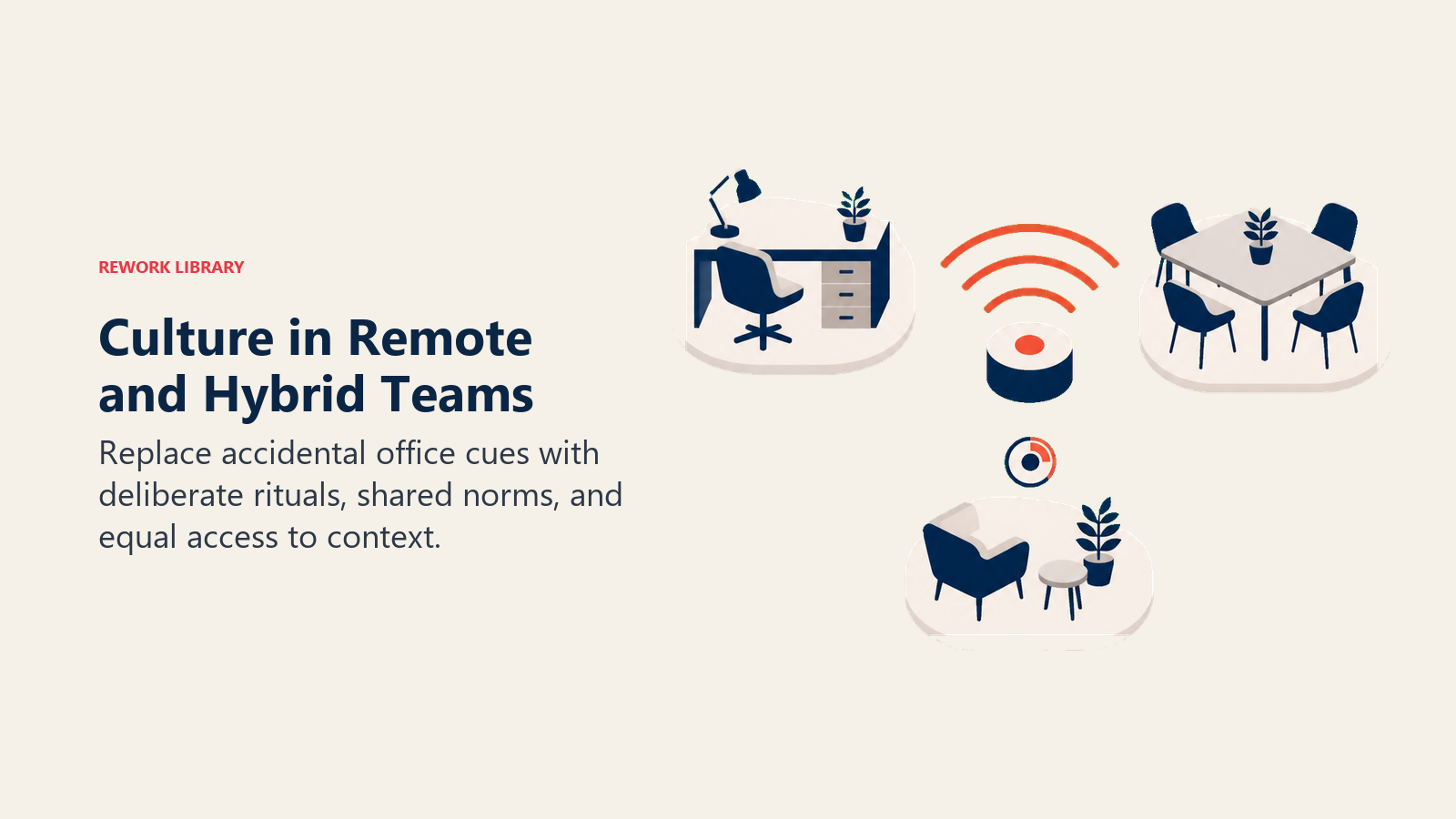 Shared ritual beacon synchronizing remote and office workstations to one team cadence
