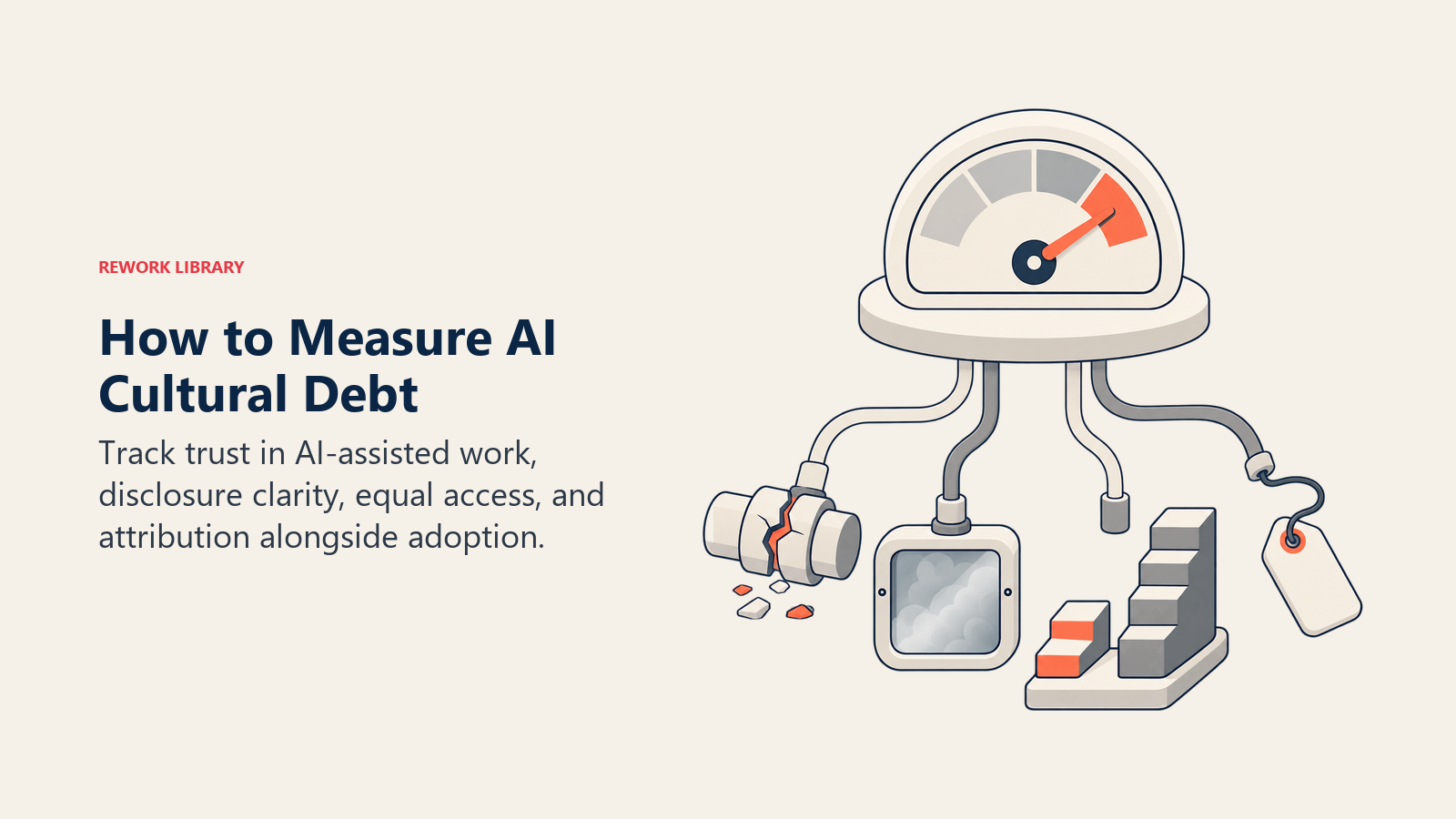 AI cultural debt hidden beneath adoption metrics across trust, disclosure, access, and attribution