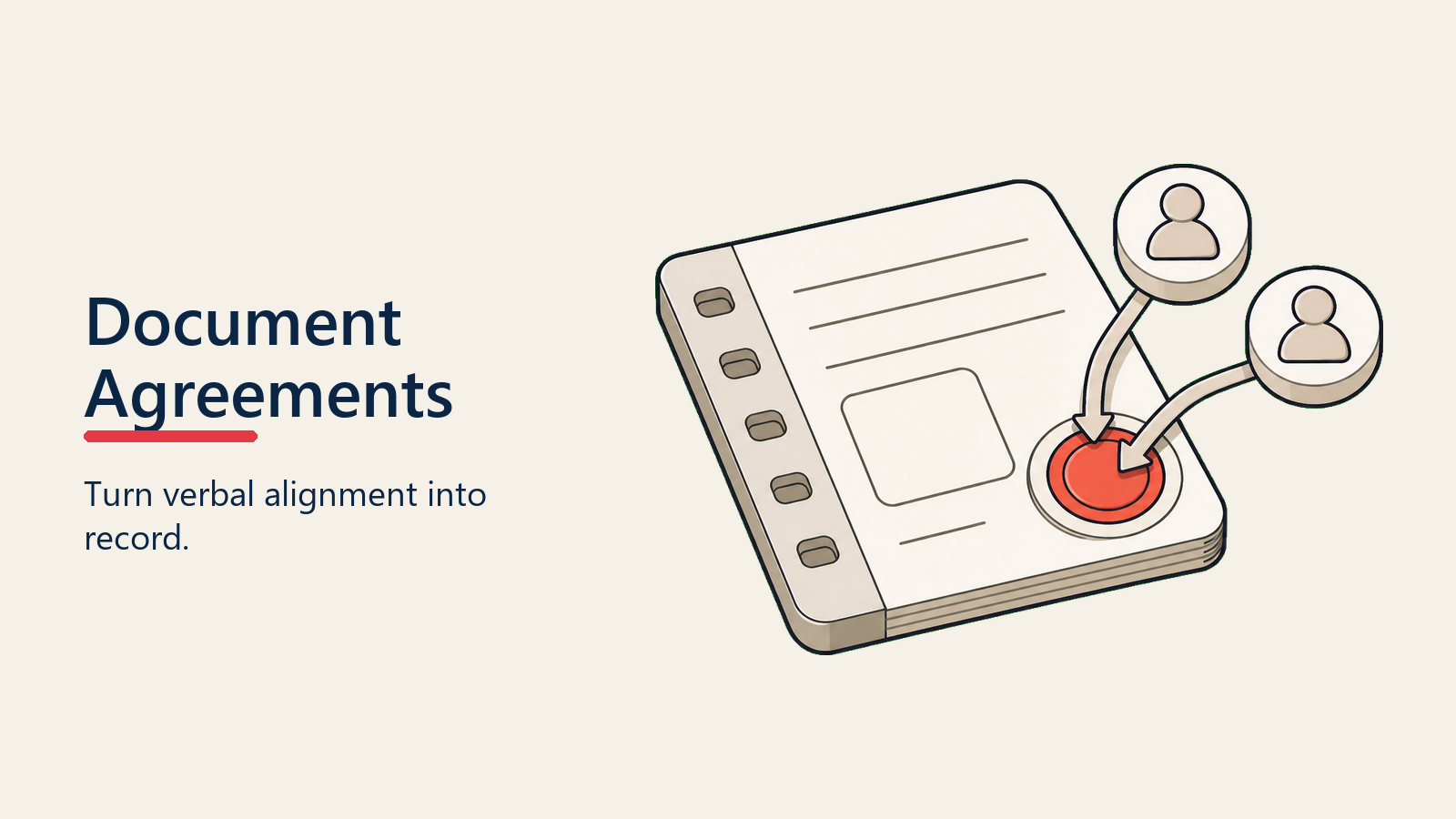 Document Agreements visual for closing-call-execution