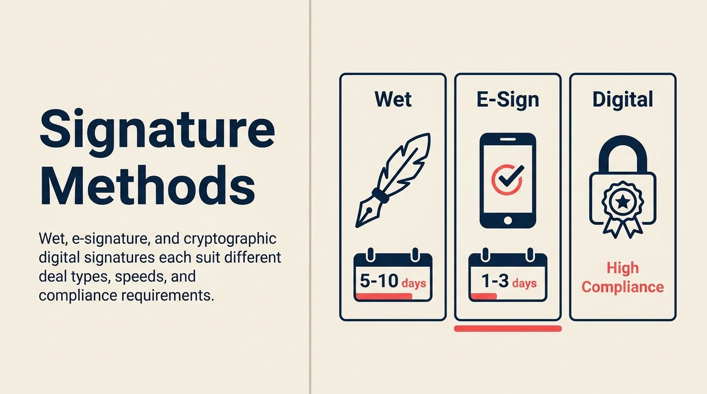 Signature Methods Comparison