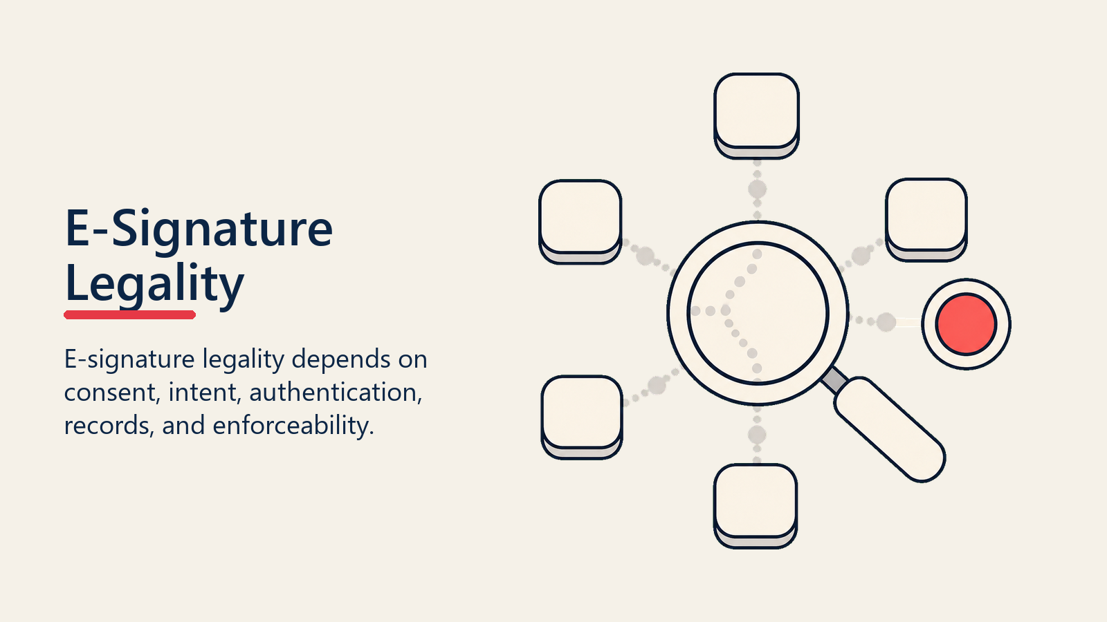 E-Signature Legality shown as e-sign legality lens for e signature management