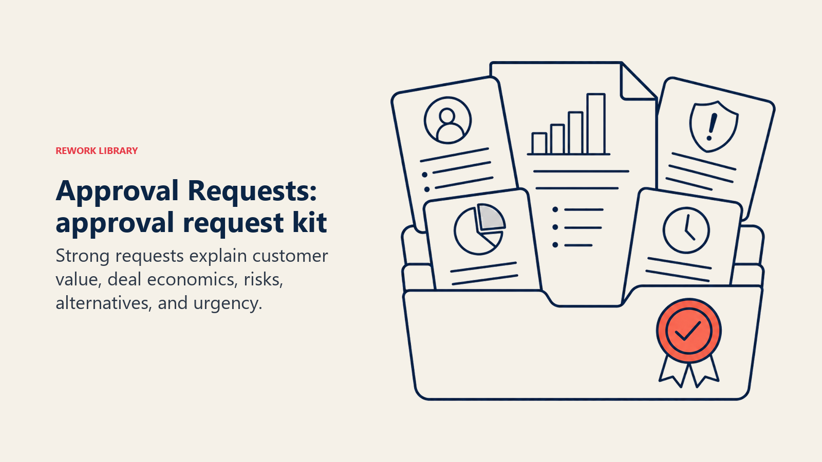 Approval Requests shown as approval request kit for internal approvals