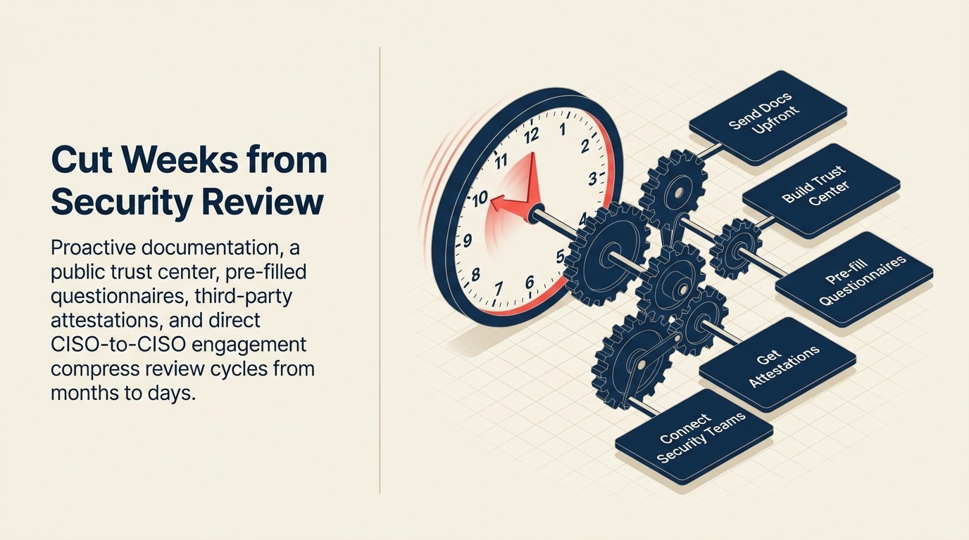 Five tactics to cut weeks from enterprise security review cycles