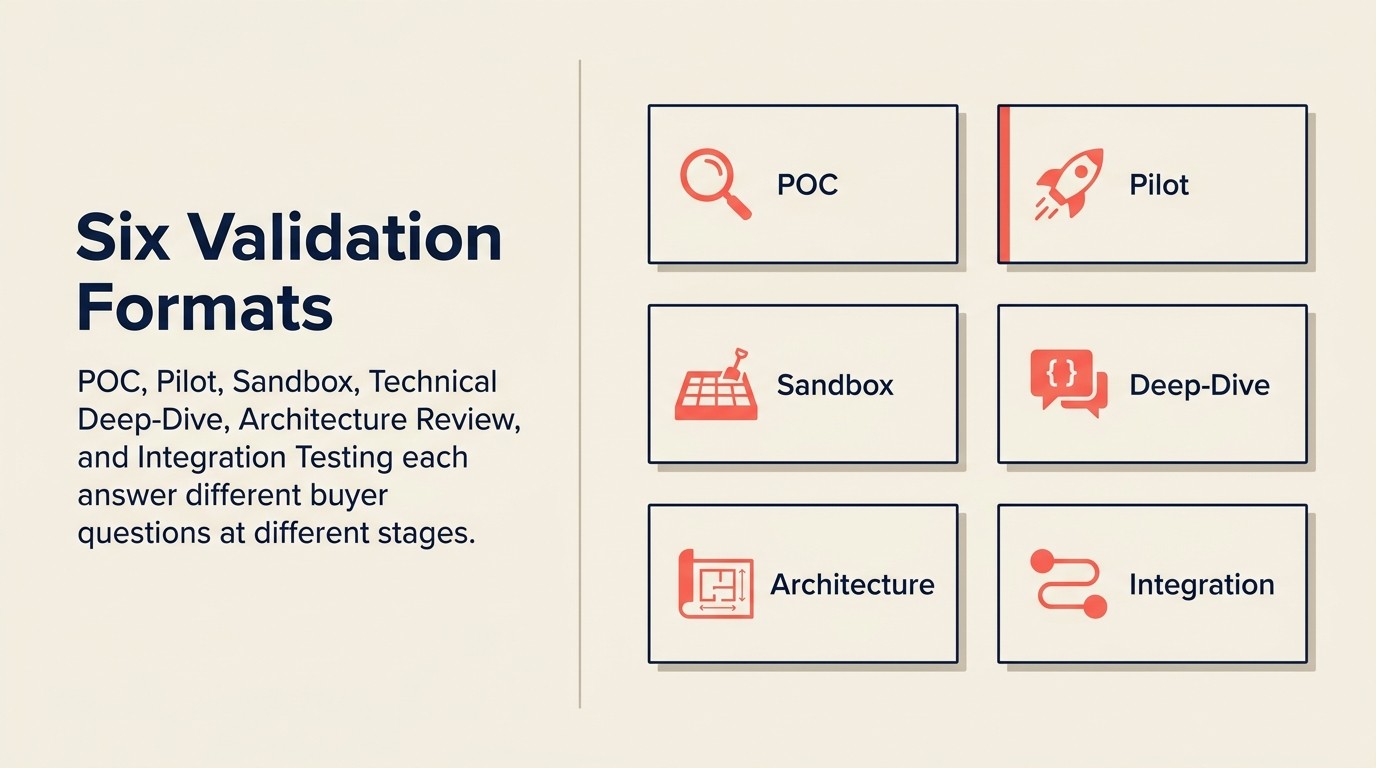 Six Technical Validation Formats