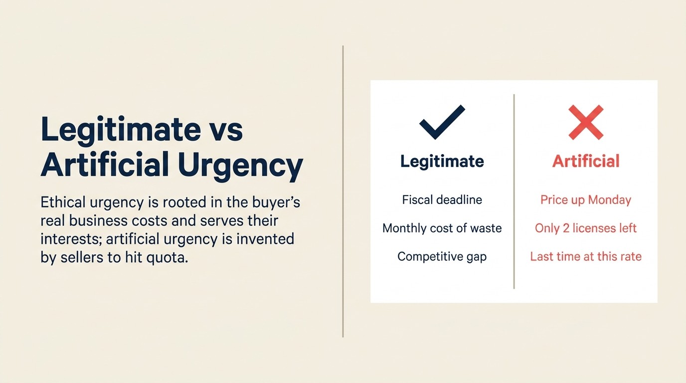 Legitimate vs Artificial Urgency