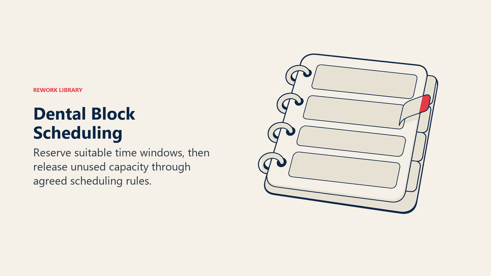 Dental block scheduling with reserved time windows and a movable divider