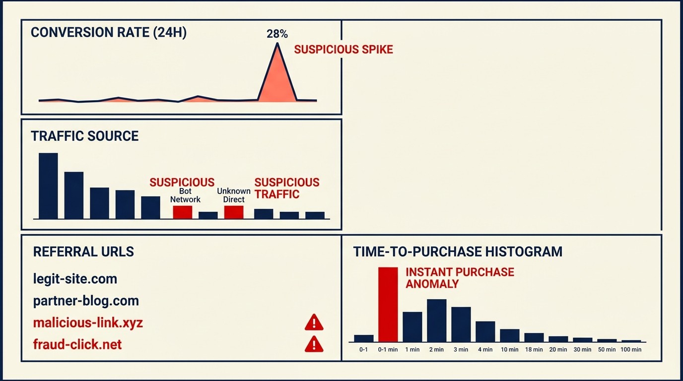 Affiliate fraud prevention detecting cookie stuffing click fraud and incentivized traffic