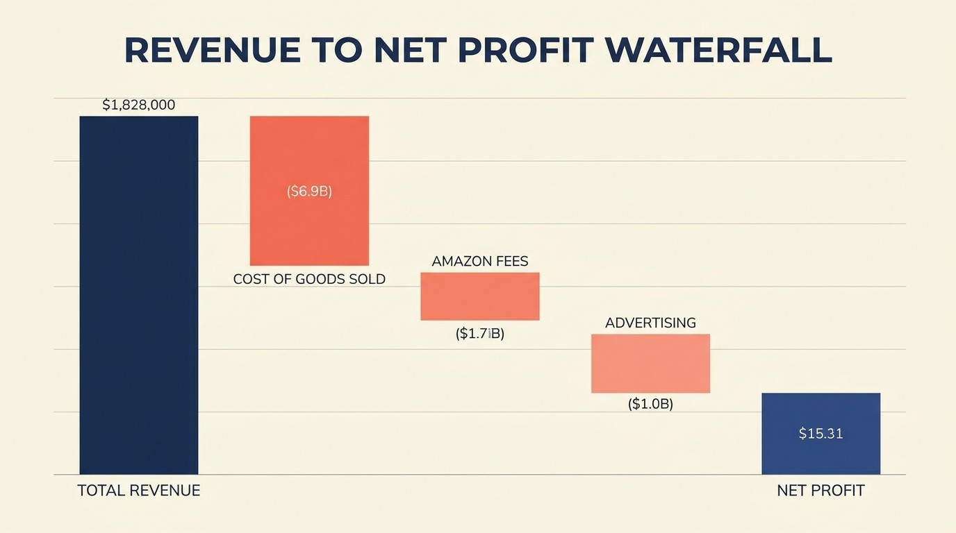 FBA profitability modeling framework with margin targets and break-even analysis