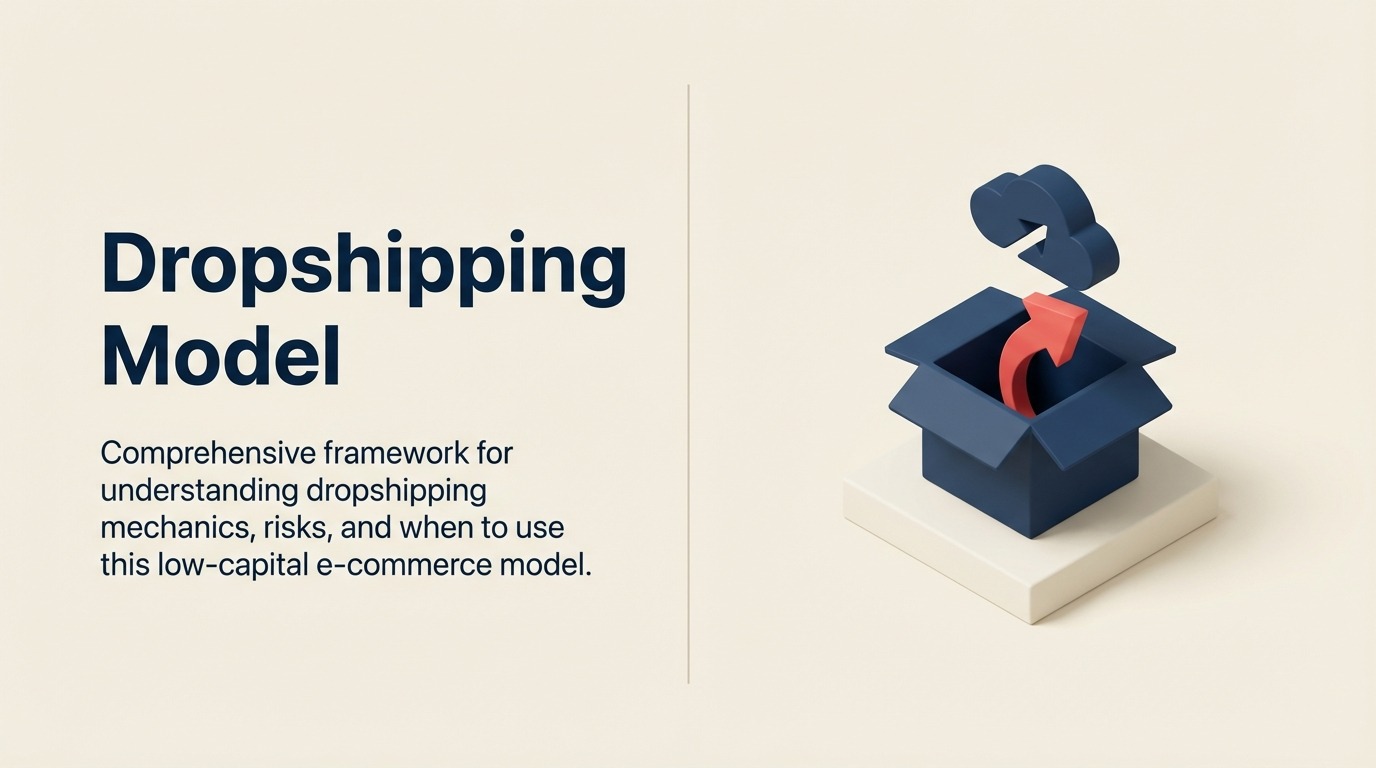 Modelo Dropshipping: Estrategia de Entrada de Bajo Riesgo para Crecimiento E-commerce