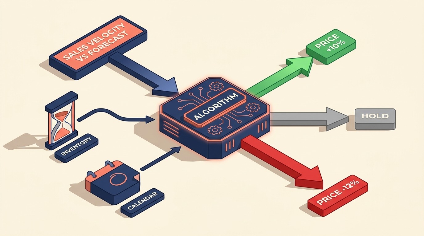 Demand forecasting signals feeding algorithmic pricing decisions