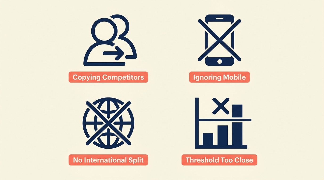 Common free shipping threshold mistakes and pitfalls to avoid