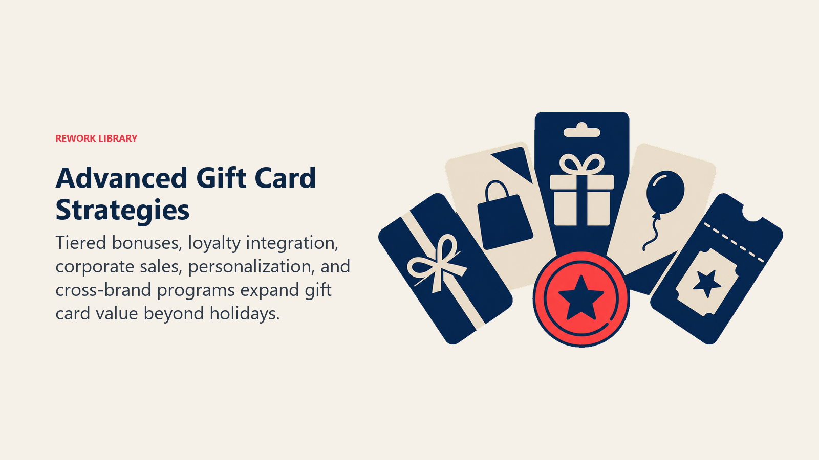 Advanced Gift Card Strategies illustrated with advanced gift card portfolio