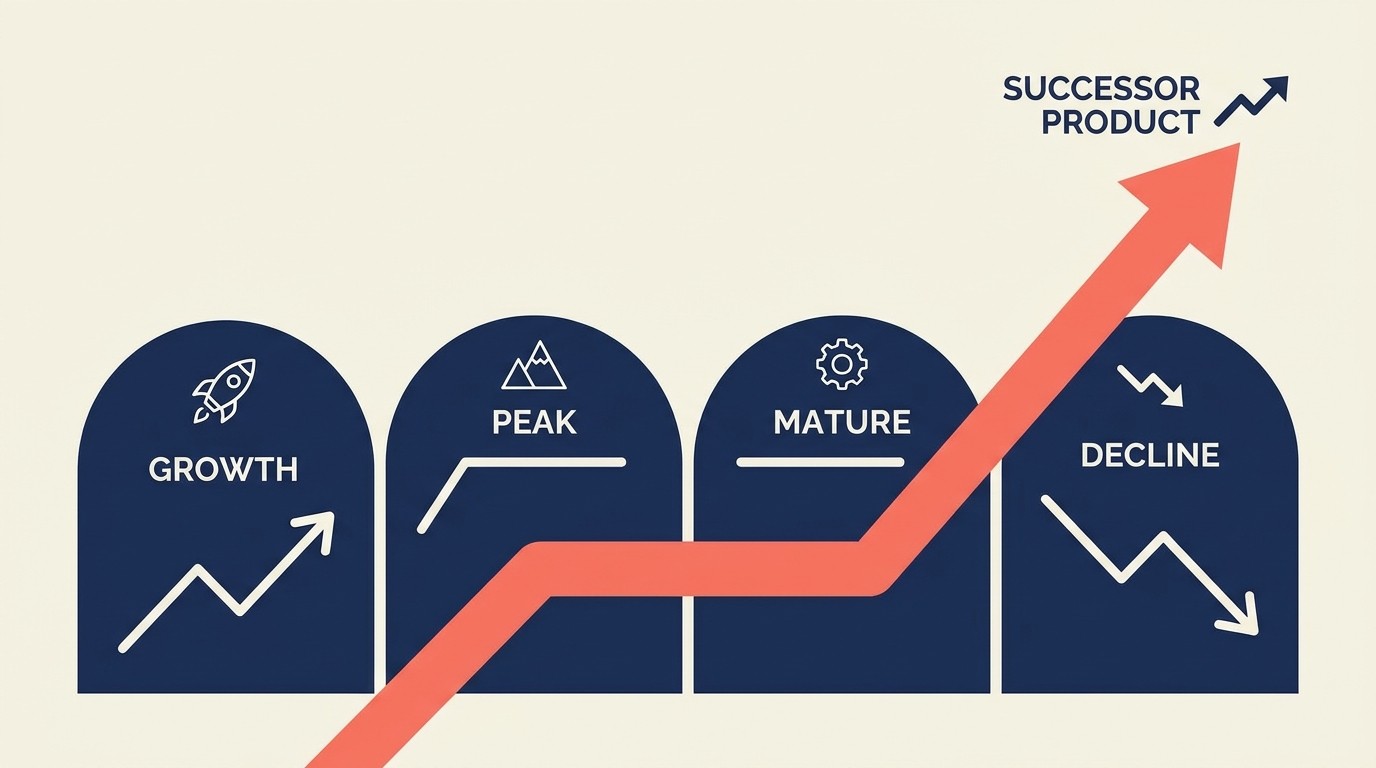 Hero product succession planning and portfolio evolution framework