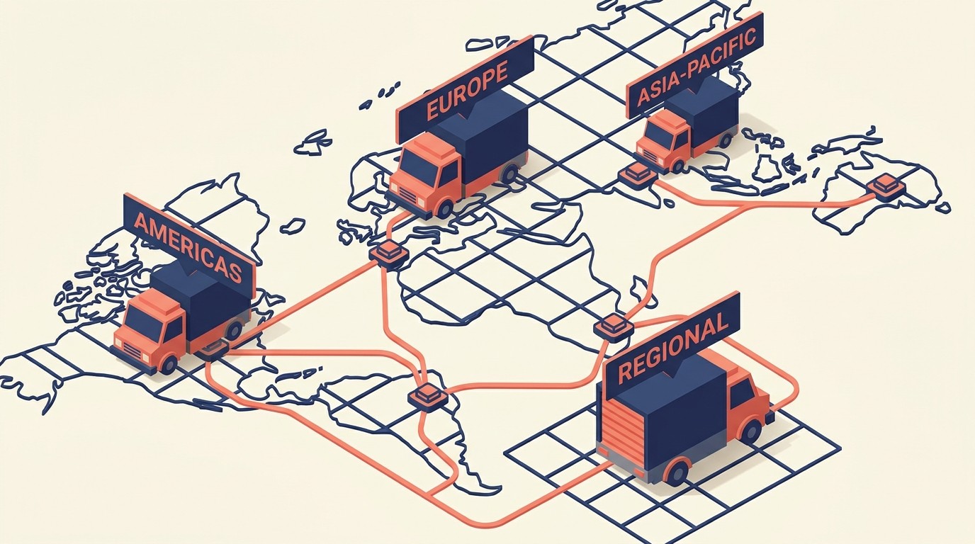 Carrier comparison of DHL, FedEx, UPS, and regional postal services for international e-commerce