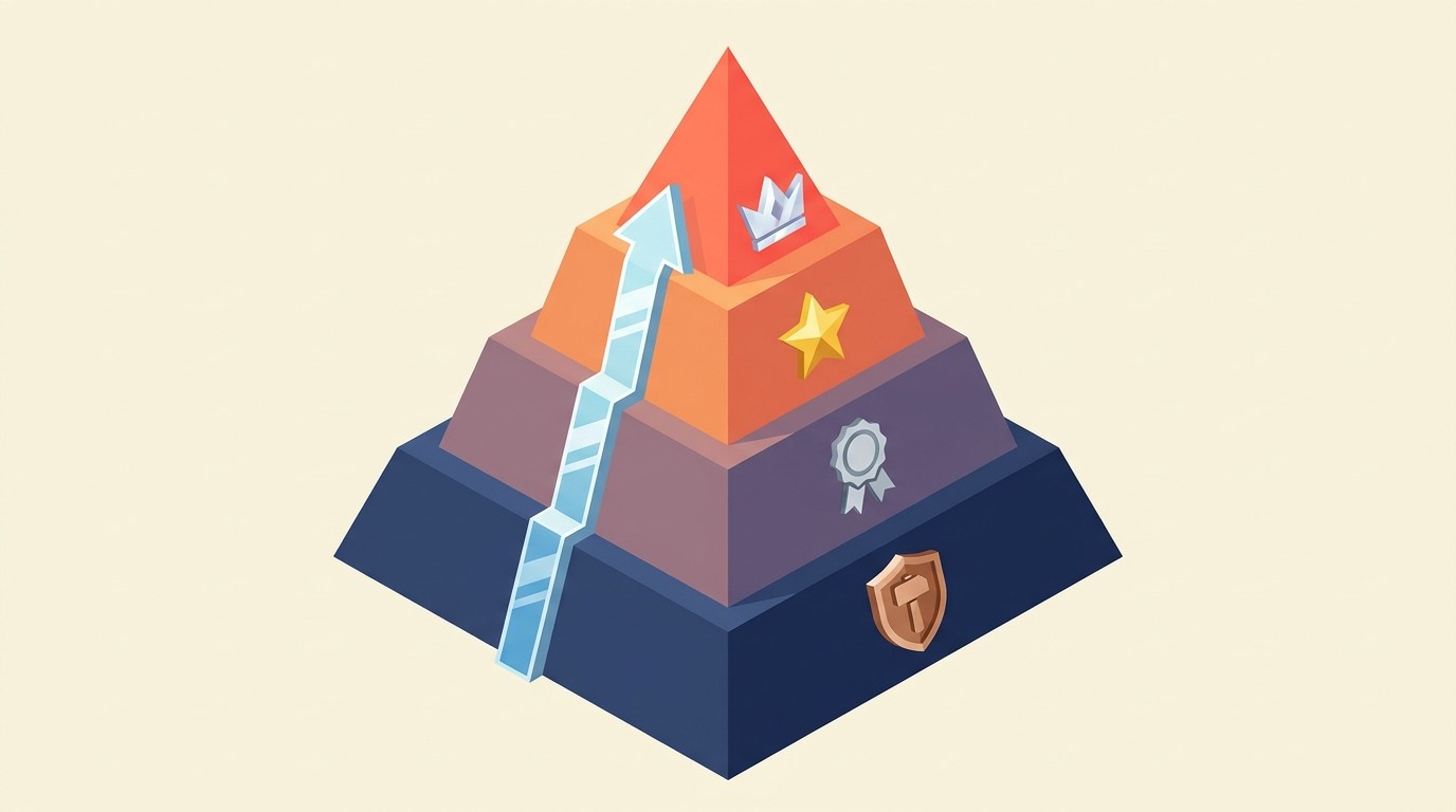 Tiered loyalty program structure from Bronze to Platinum VIP with escalating benefits