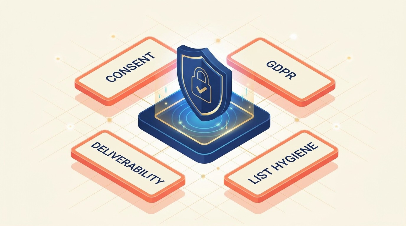 Compliance, deliverability, and data privacy for marketing automation