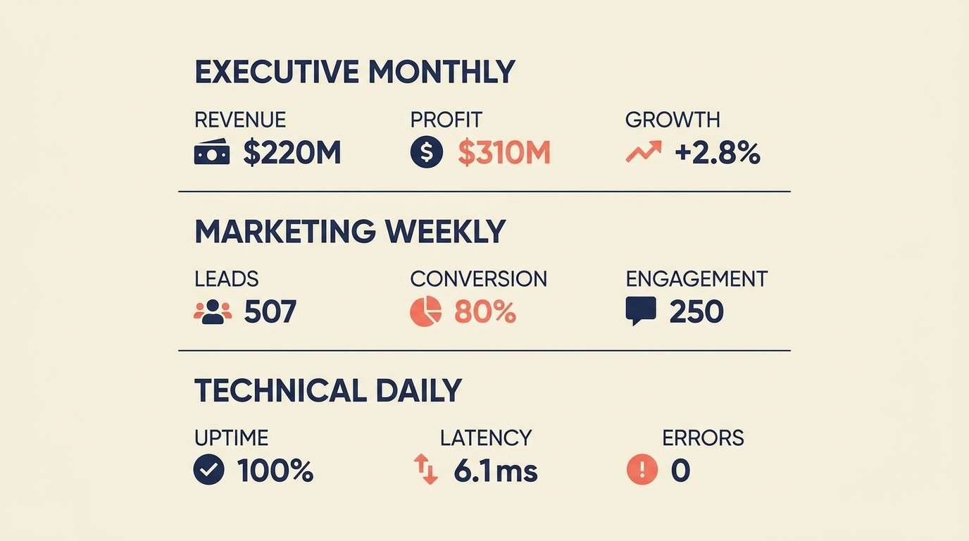 Personalization KPI dashboard showing conversion rate AOV CLV and recommendation click-through metrics