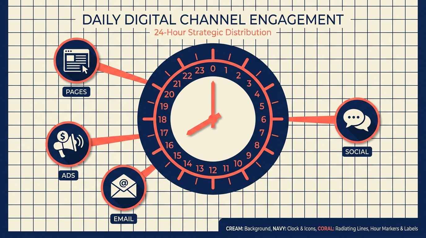 Launch day command center with coordinated channel activation and real-time performance monitoring