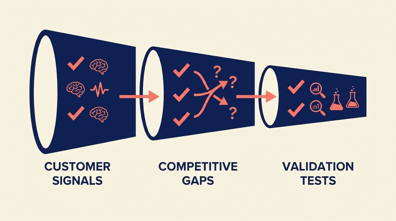 Market research and validation framework for product expansion