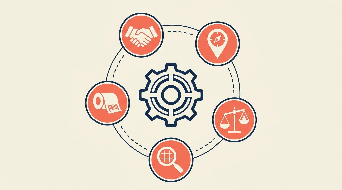 Shipping cost optimization levers including volume discounts, regional carriers, and auditing