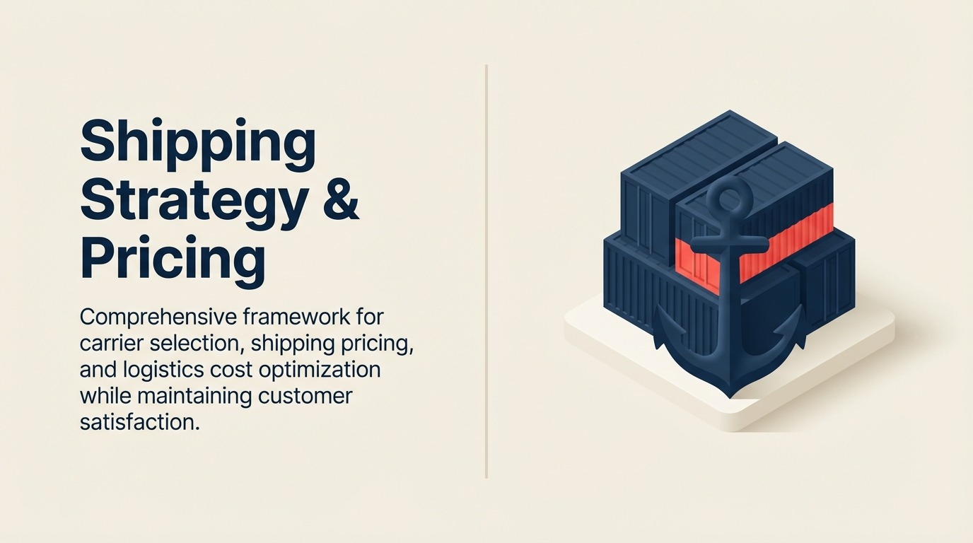 Estrategia y Precios de Envío: Dominando la Selección de Transportistas, Opciones de Velocidad y Optimización de Costos