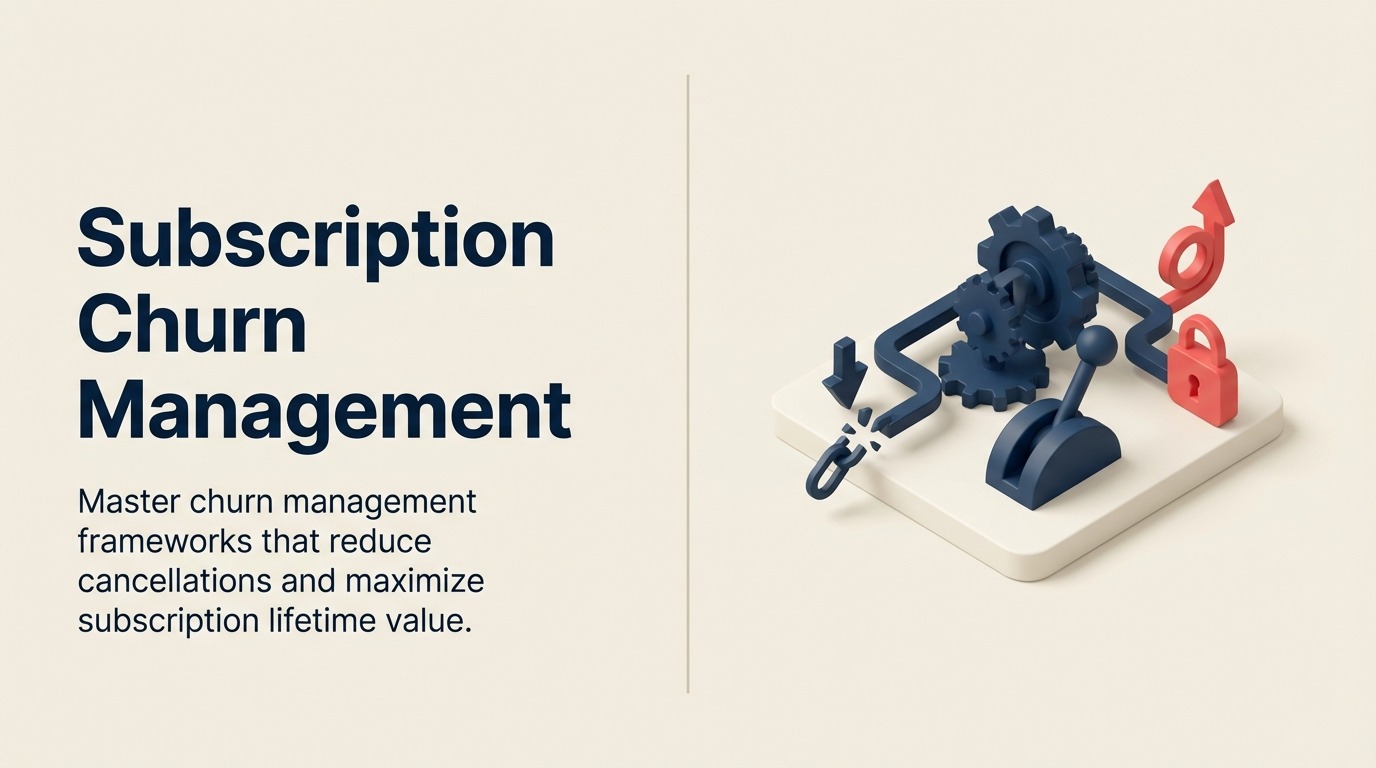 Pengurusan Churn Langganan: Mengurangkan Pembatalan dan Memaksimumkan Nilai Seumur Hidup