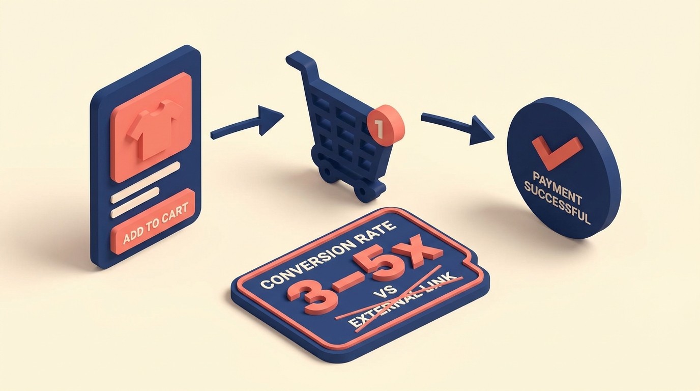 Sales integration and checkout optimization with TikTok Pixel tracking and cart abandonment recovery flows