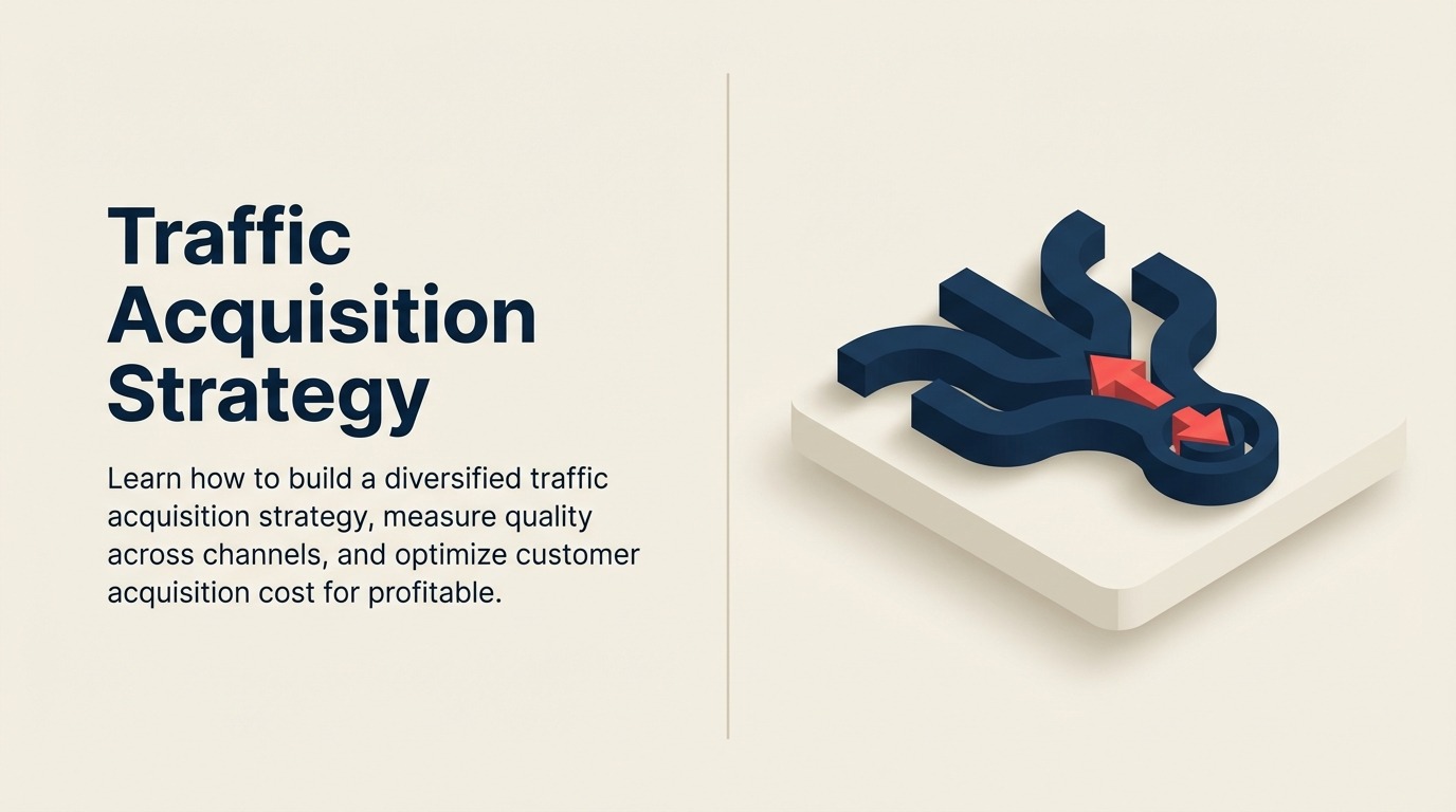Strategi Pemerolehan Trafik: Campuran Saluran, Atribusi & Kos Pemerolehan Pelanggan - Panduan 2026
