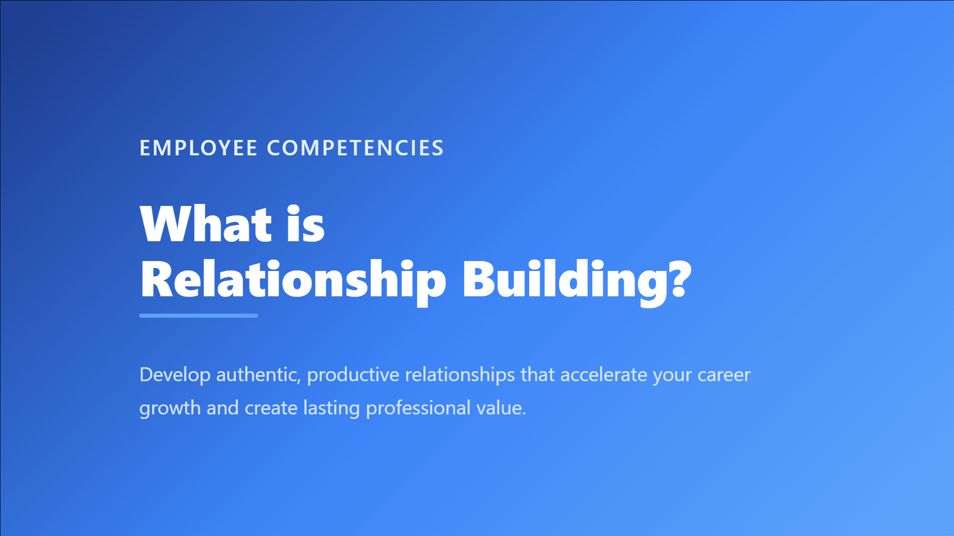 relationship-building