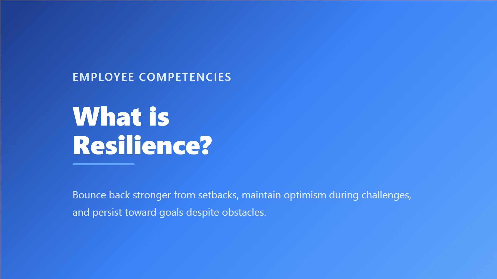 resilience