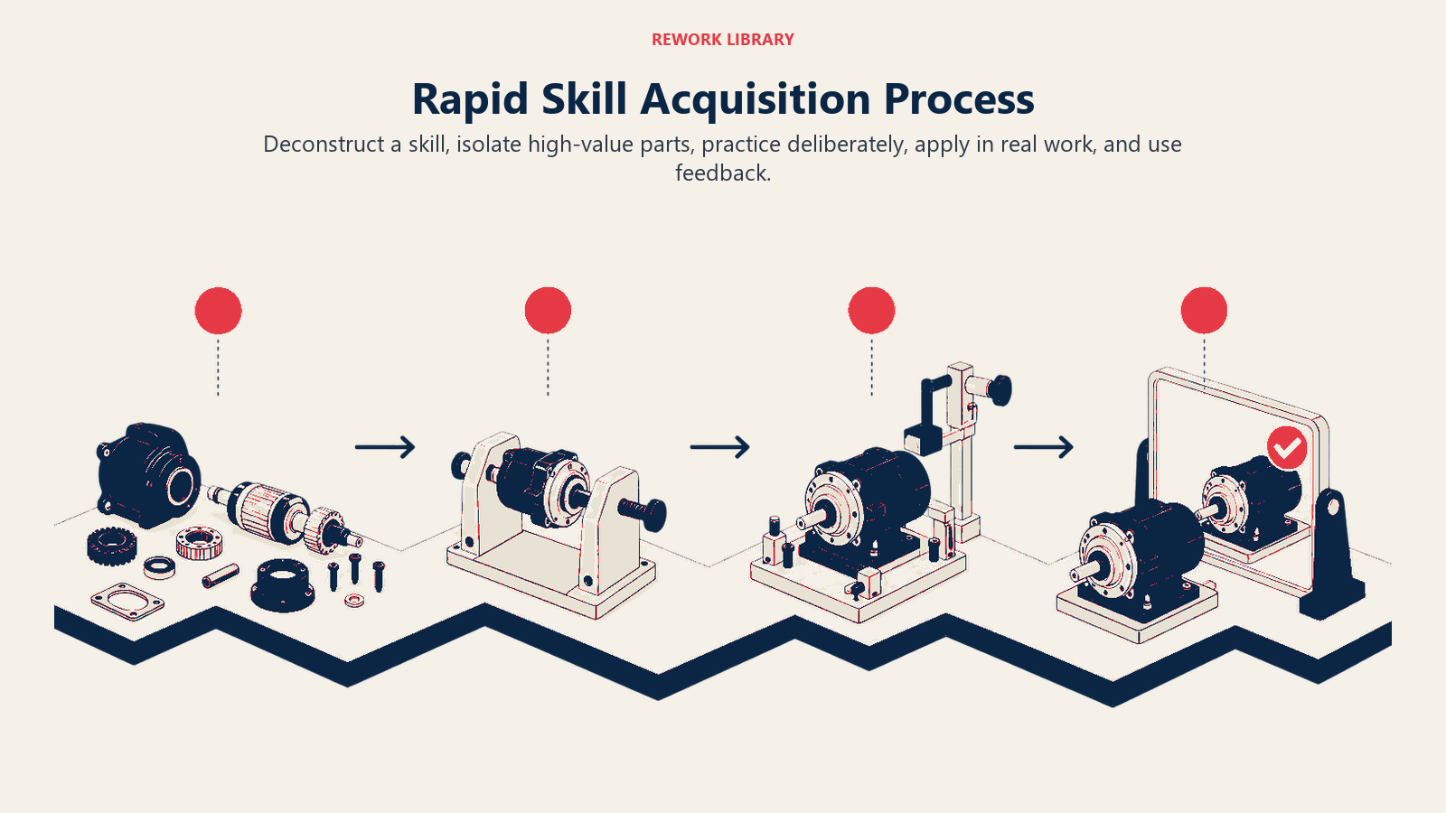 Rapid Skill Acquisition Process illustrated by capability assembly sequence