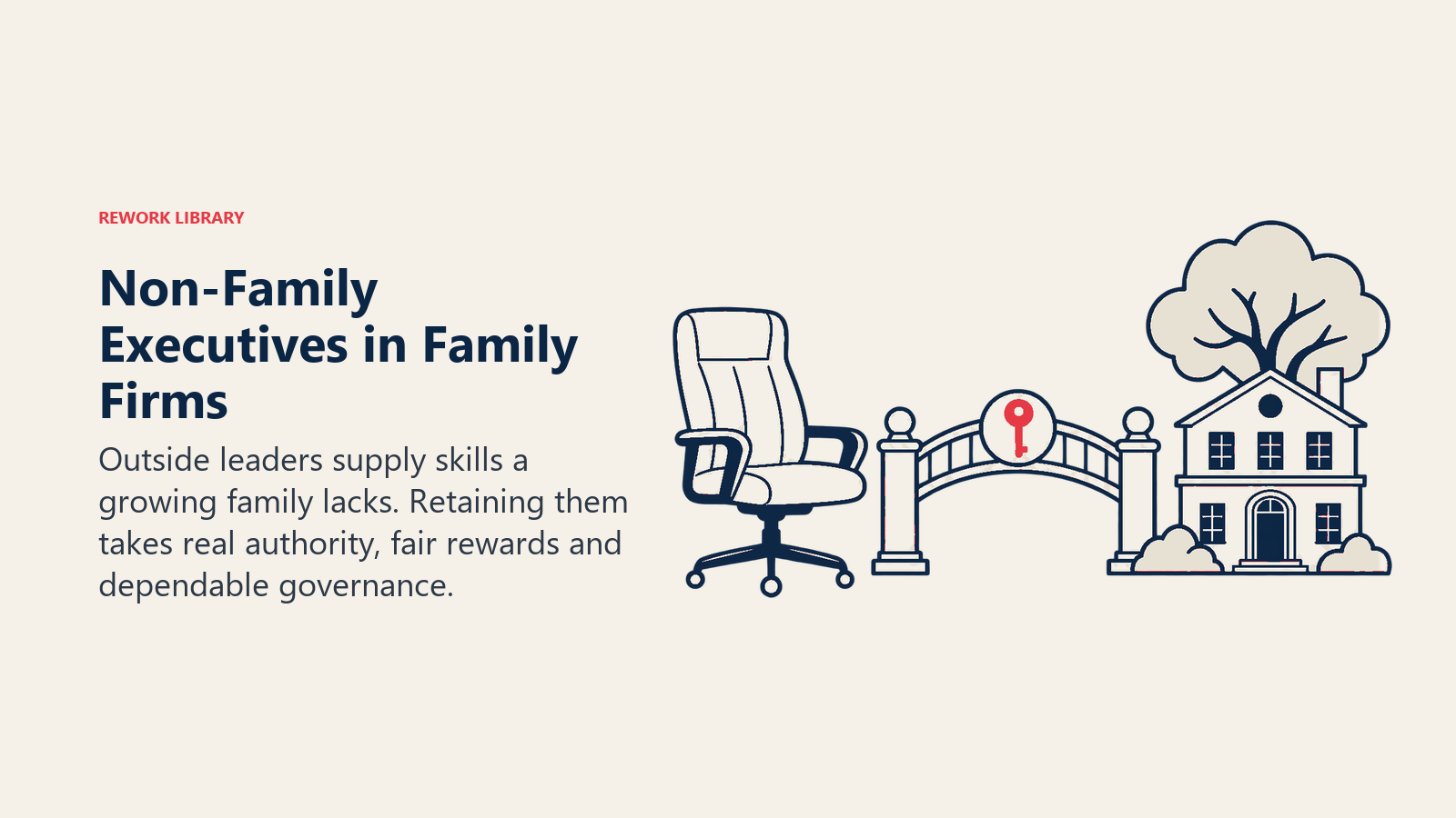 Non-Family Executives in Family Firms: Outside leaders supply skills a growing family lacks. Retaining them takes real authority, fair rewards and dependable governance.