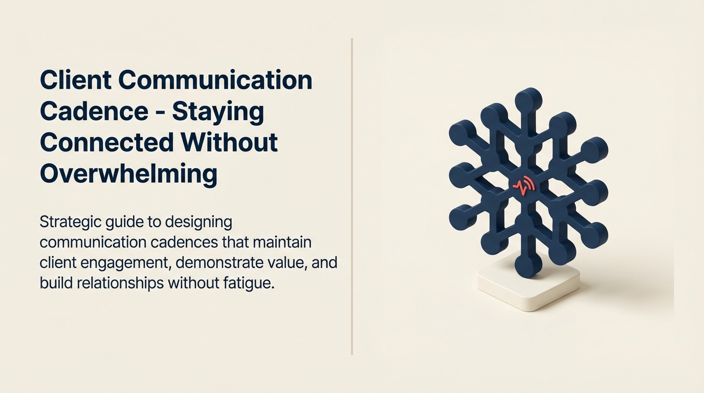 顧客コミュニケーションケイデンス - 圧倒することなくつながりを維持する
