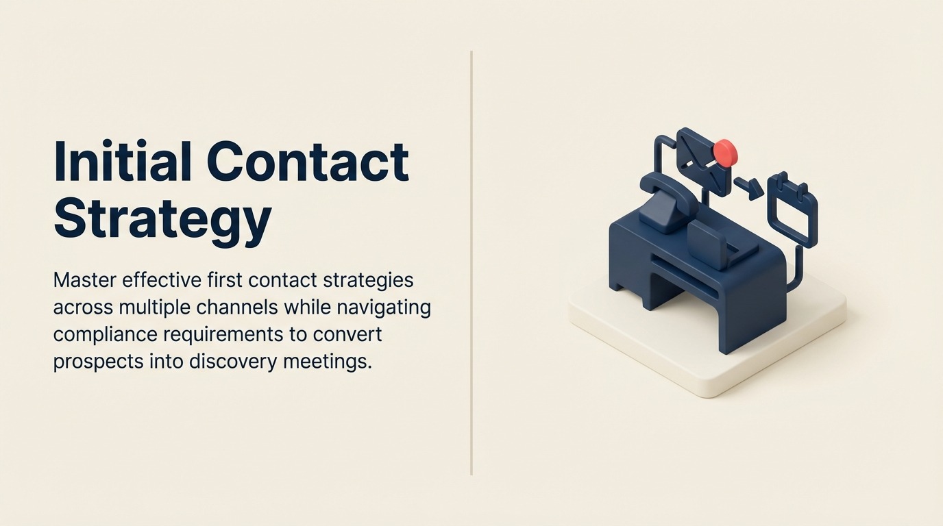 Estratégia de Contato Inicial: Convertendo Prospects em Primeiras Reuniões em Serviços Financeiros