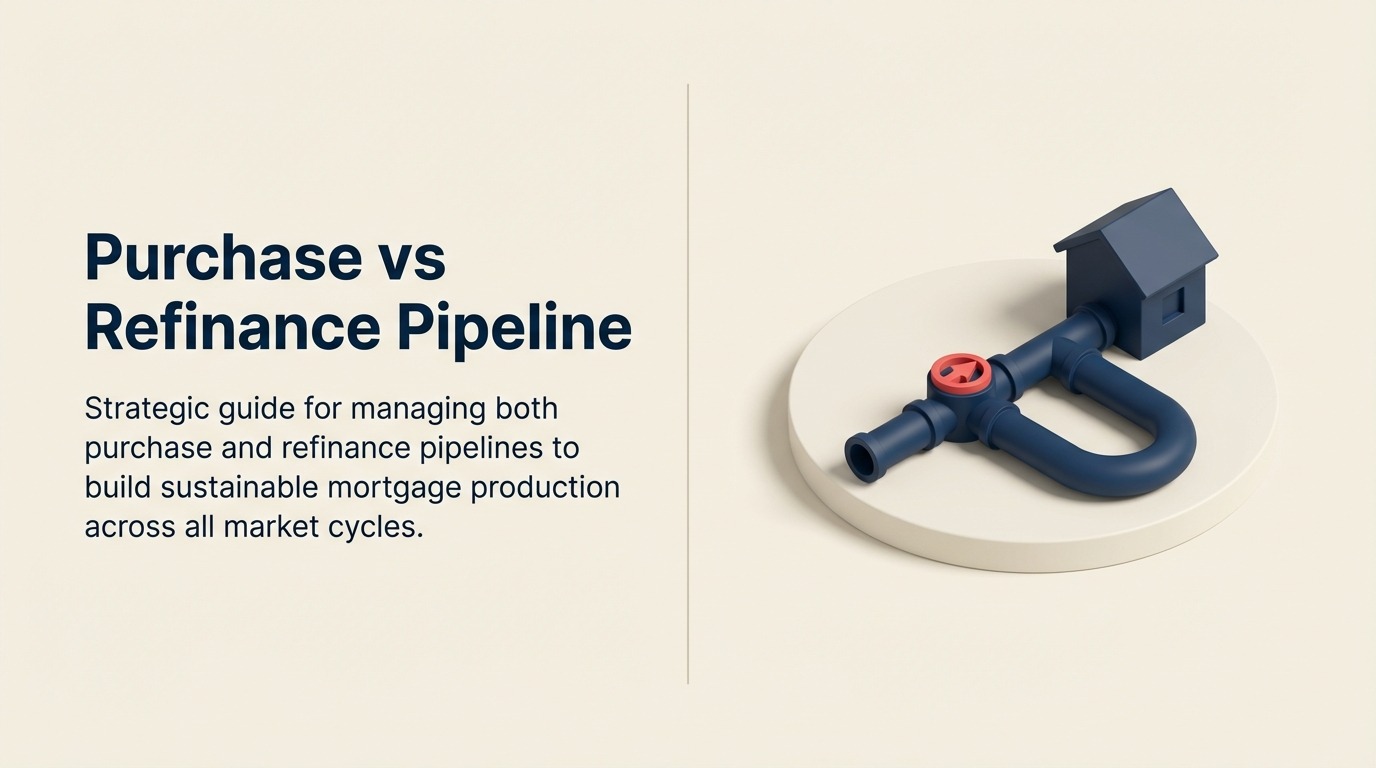 Pipeline de Compra vs Refinanciamento: Construindo um Negócio de Hipotecas Equilibrado