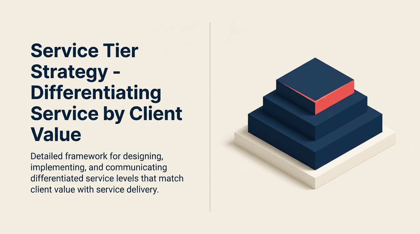 Estratégia de Níveis de Serviço - Diferenciando Serviço por Valor do Cliente