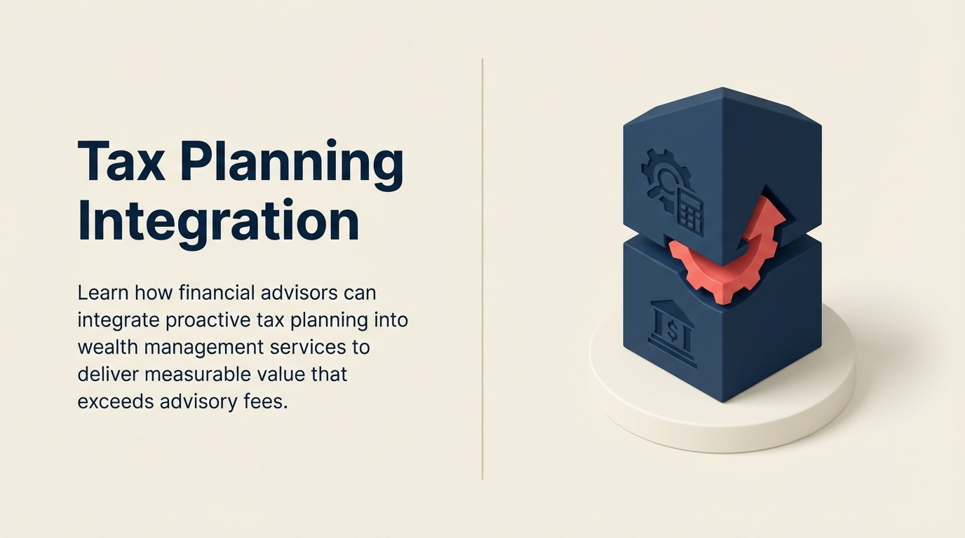 税務計画の統合：戦略的税務アドバイスを通じて年間5万ドル以上のクライアント価値を追加する