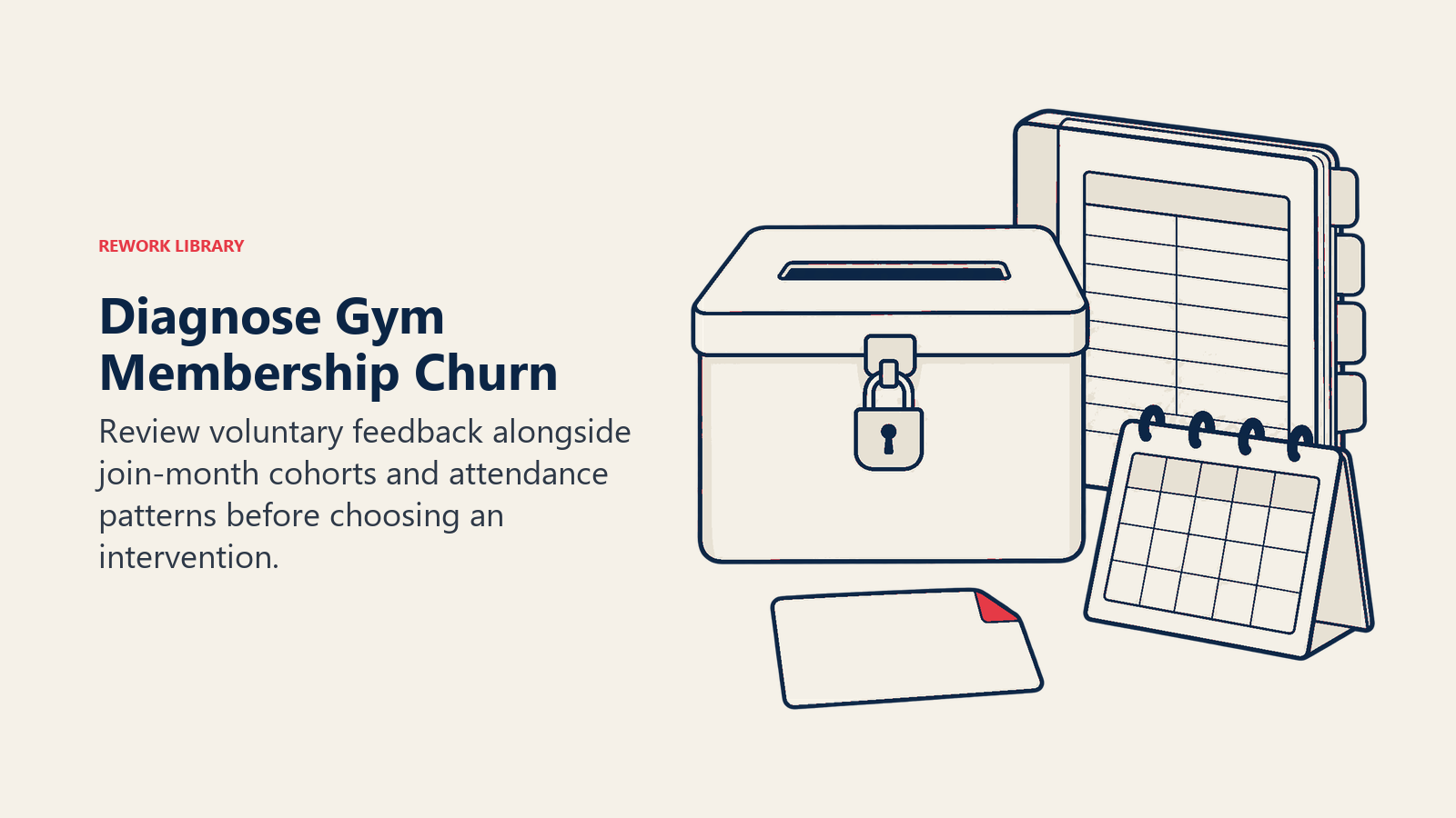 Diagnose Gym Membership Churn illustrated through churn diagnosis administration artifacts.