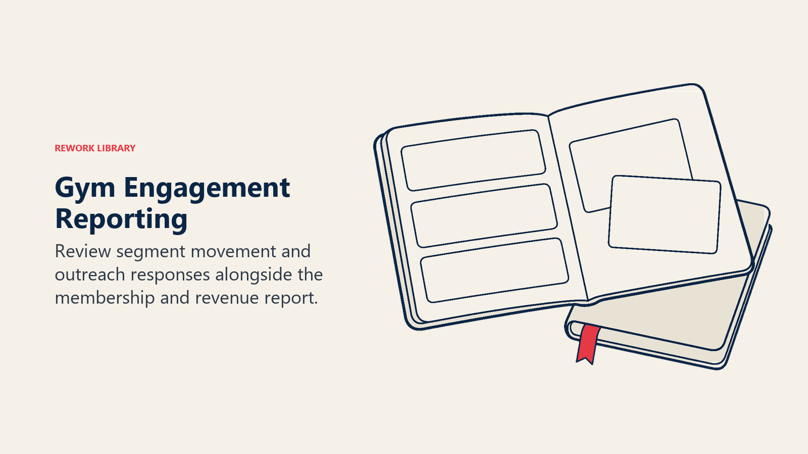 Gym Engagement Reporting illustrated through an operations folio and response records