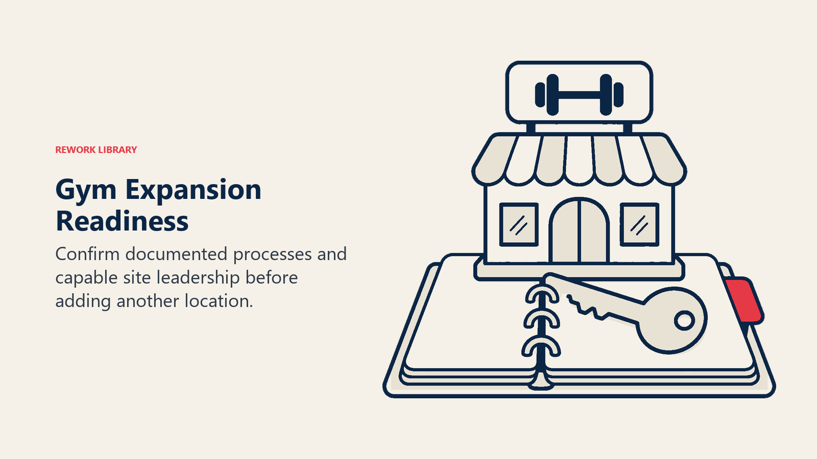 Gym Expansion Readiness illustrated through documented operations supporting a gym location