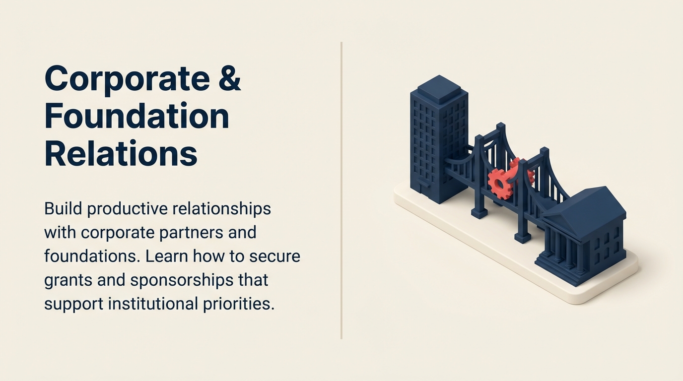 Corporate & Foundation Relations: Mengamankan Pendanaan Institusional dari Organisasi dan Grantmaker