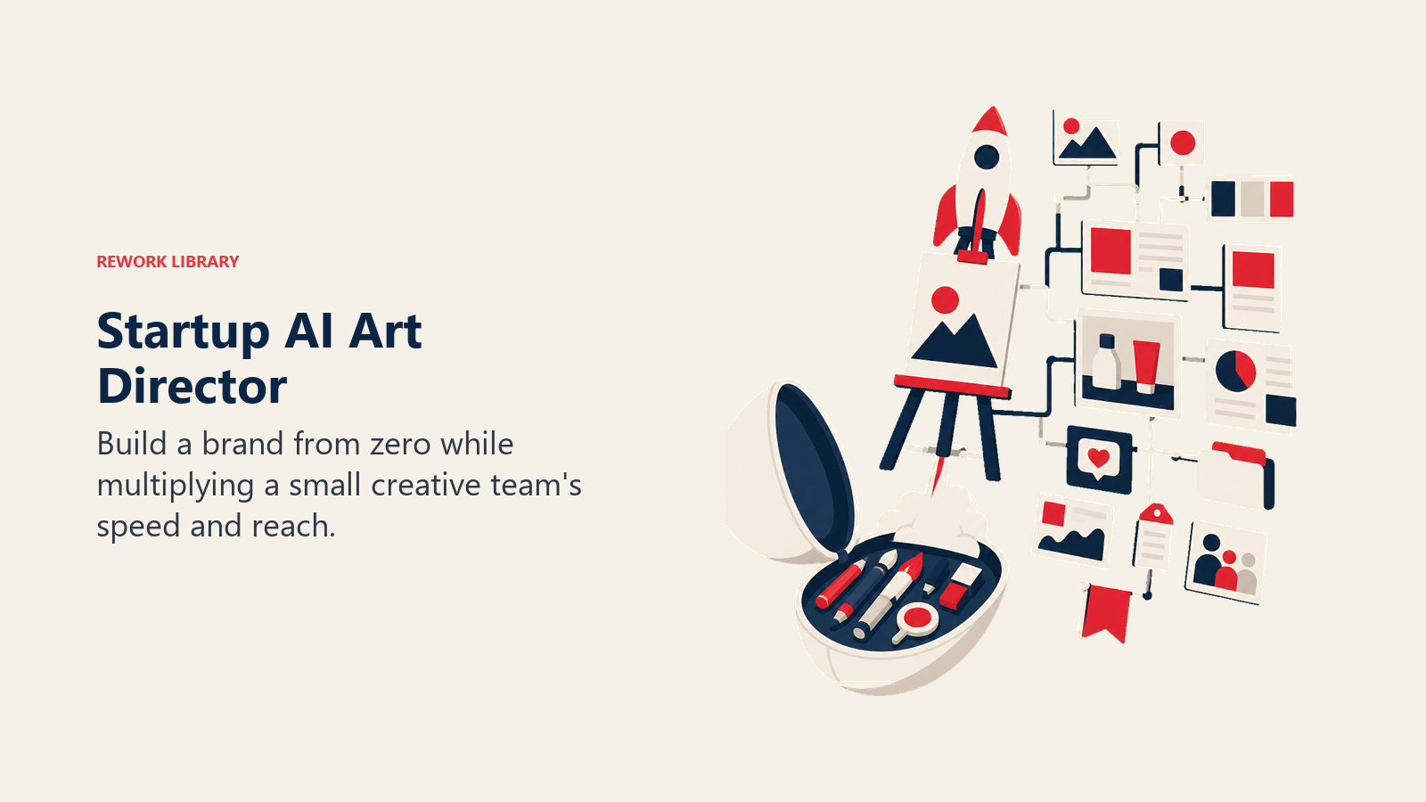 Small startup creative toolkit expanding into a complete AI-powered brand and campaign system