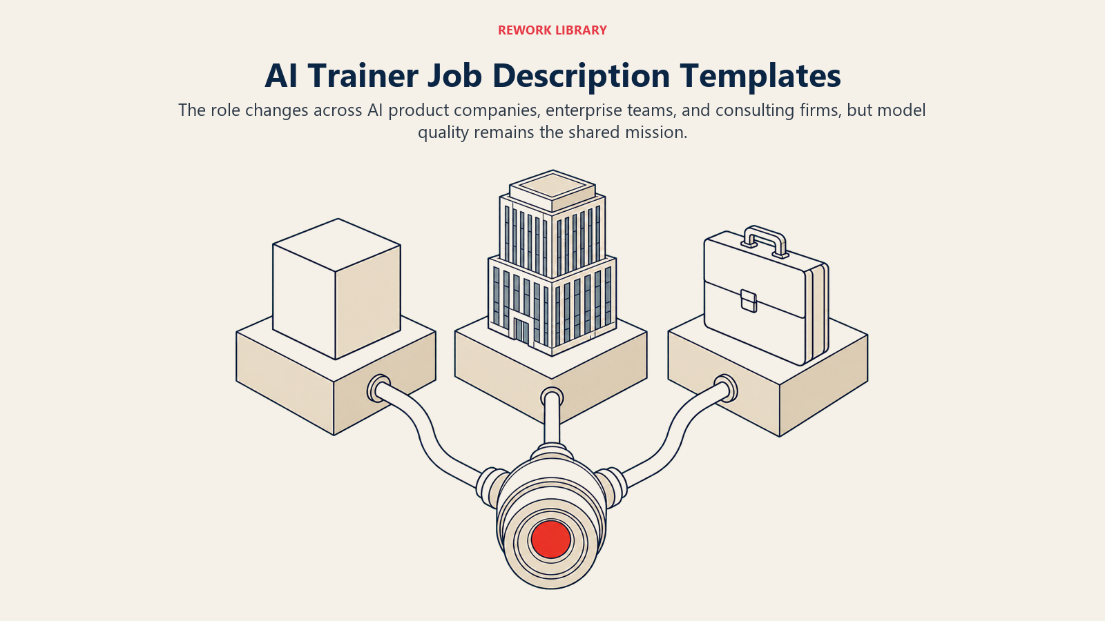 AI Trainer job description templates for product, enterprise, and consulting environments converging on model quality
